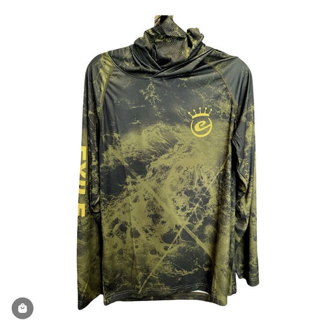 Preorder - Exile Ocean Camo SPF long Sleeve Hoodie