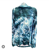 Preorder - Exile Ocean Camo SPF long Sleeve Hoodie